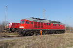 DB 232 255-0 pausiere am 28.03.2020 in Erfurt Gbf.