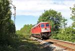 Am 06. und 07.07.21 fanden Schulungsfarten mit 232 241 zwischen Saalfeld und Gera statt. Hier ist 232 241 am 06.07.21 in der Einfahrt Pößneck oberer Bahnhof aus Richtung Saalfeld zu sehen.