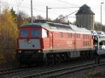 232 283-2 stand am 14.11.09 in Reichenbach/Vogtland oberer Bahnhof und wartete auf ihre Ausfahrt.