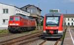 232 255-0 & 648 722 in Nordhausen 28.05.2016