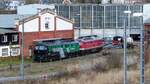 2 Ludmilas, Skinest Rail 232 413-5 und BDMW 232 701-3 verbringen Weihnachten 2022 in der neuen Eisenbahnwelt Gera 