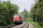 233 662 als Lokzug bei der Durchfahrt in Nürnberg-Erlenstegen.