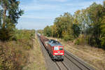 233 662 mit dem EZ 45368 von Cheb nach Nürnberg Rbf bei Waldershof, 06.10.2018