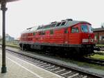 Eisenbahnnostalgie am Bhf. Simbach/Inn mit Ludmilla (233 636-0); 150508