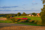 Im letzten Licht des Tages betritt 233 321 mit EZ 45366 (Cheb - Nürnberg Hbf) bei Reuth b. Erbendorf, 14.08.2021