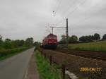 233 xxx-x zieht am 27.08.08 den FZT 53541 von Lbeck-Travemnde-Skandinavienkai nach Maschen Rbf. Reinfeld (Holst.).