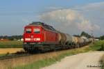 233 486 mit dem 47855 bei der Ausfahrt in Pirach am 8. August 2008