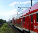 Viergleisig von Berlin-Spandau bis Wustermark Rbf.