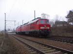 233 076-9 und 233 662-6 kurz hinter Werder/Havel am 23.3.05