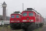 232461 und 233521 am 08.04.05 in Wustermark Rbf.