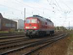 233 525-5 bei der Ausfahrt in Leipzig,am 05.10.09