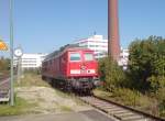 233 486-0 ,am 08.09.09 in Windischeschenbach zur Durchfahrt wegen Rckbau auf Gleis 1, von 2 Weichen heut auf Gleis 3 in Richtung Weiden (Oberpf)