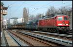 DB 233 705-3 mit reichlich Kohle auf dem Berliner Innenring (ex 232 705-4, Dresden; gesehen Berlin Greifswalder Str 18.03.2010)