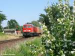 233 525-5 mit einem Gz in Ri Hoyerswerda am 02.07.2010 am Posten 45 in Klitten