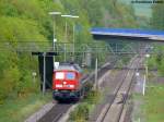 233 510-7 als Lz bei der Durchfahrt in Immenreuth, 12.05.2010