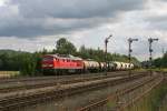 233 596 mit einem gemischten Gterzug am 03.09.2010 in Luitpoldhtte.