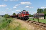 233 625-3 mit dem Kohlezug nach Bautzen bei Gelenau am 17.06.2011