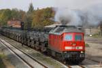 Ausfahrt fr 233 233 nach Hagenow Land. 21.10.2011