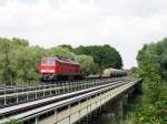 233 118 mit Gterzug in Kstrin-Kietz (22.07.2006)