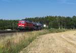 Mit  Grenzlast  durch das Vogtland, so mten eigentlich die Gterzge aussehen, die von Ludmillas durch das Vogtland gezogen werden.

Als sich die Schranken des B Drochaus bei Mehltheuer schloen und ein Ludmilla Gerusch im Wald zu hren war, da erwartet man bestimmt nicht dieses Bild.

14.08.2012 Bahnstrecke Leipzig - Werdau - Reichenbach - Plauen ob Bahnhof - Hof

233 367-2 in Richtung Hof