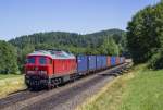 233 511-5 mit einem Containerzug bei Lehendorf (02.08.2013)