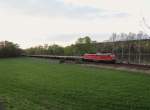 233 217 brachte am 22.04.14 Eisenbahn Schwellen nach Oelsnitz/V.