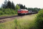 233 511-5 zu sehen am 26.06.15 in Pößneck oberer Bahnhof bei der Einfahrt.