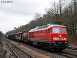 233 588 mit Gterzug, von Nrnberg Rbf kommend, am 5.1.2007 in Rckersdorf