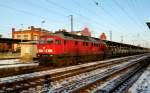 Am 22.01.2016 kam die 233 321-9 von der DB aus Richtung Magdeburg nach Stendal und fuhr weiter in Richtung Hannover .