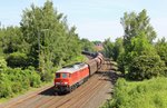 233 510-7 mit einem Frankenwaldumleiter zu sehen am 08.06.16 bei der Einfahrt in Marktredwitz.