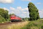 233 367-2, 233 127-0, 233 521-4 und 247 047-4 fuhren am 01.07.16 von Cottbus nach Nürnberg. Hier ist der Zug zu sehen an der Schöpsdrehe bei Plauen/V.