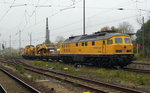 Am 28.10.2016 fuhren die  233 493-6  und die 293 008-9 von der Bahnbau Gruppe von Stendal nach Magdeburg.