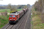 233 698-0 mit EZ45366 von Cheb nach Nürnberg Rbf bei Waldershof, 22.04.2016