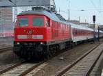 Ausfahrt fr 234 278 nachdem Diese am 03.April 2010 in Berlin Lichtenberg den CNL 451 Paris Est-Berlin Sdkreuz bernommen hatte,um ihn dann nach Berlin Warschauer Strae zubringen.