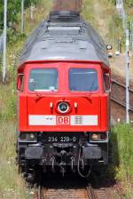 Die 234 278-0 in Berlin Warschauer Strae am 07,07,10