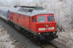 234 278-0 von Stettin Scheune kommend mit EC 179 nach Prag (sie selbst nur bis Angermnde)am 29.1.2011 