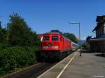 Nachschuss: IC mit 234 467 bei der Durchfahrt in Wasserburg (Bodensee) am 30.07.2007 auf dem Weg nach Lindau 