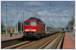 Kurze Zeit spter bernahm am 1.5.2008 in Rzepin 234 551 den EC 44 „Berlin-Warszawa-Express“ von Warszawa Wschodnia nach Berlin Hbf.