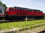 Am 20.05.2005 hat der IC aus Hamburg-Altona eine Diesel Lok BR 234 467-9 am Schub.Dies war woll nur von kurzer Zeit da die Lok mehrmals defekt im Abstellbahnhof nach Abfahrt des Zuges am nchsten Tag noch da wahr.Diese Aufnahme entstand von unserem Schrebergarten aus