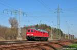 Die saubere 234 242-6 auf Solotour gen Genshagener Heide unterwegs (Diedersdorf 07.04.10)