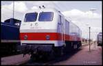 Frisch eingetroffen und im ersten Probeeinsatz war die MAK 240001 am 25.5.1990 im BW Mannheim.