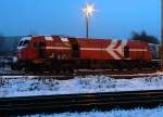 DE11 der HGK fristet weiter ihr dasein auf dem BW der HGK in Brhl , ein trauriger Anblick , 27.01.2010 (Fotostandpunkt Kurfrstenstrasse, ffentl zugnglich...