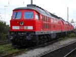 Ludmilla 241 802-8 vor 232 abgestellt in Osterfeld.(18.10.2008)