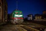 Nachts im Museum: 241 338 der Triangula im S�chsischen Eisenbahnmuseum Chemnitz-Hilbersdorf, 12.03.2022