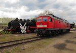EBS 241 353-2 beim Eisenbahnfrühling am 30.04.2016 in den Geraer Eisenbahnwelten.