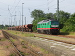 Am 15.06.2016 kam erstmals eine Lok der Baureihe 241 nach Grimmen.