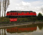EBS 241 353-2 während einer Führerstandsmitfahrt am 30.04.2016, beim Eisenbahnfrühling in Gera.