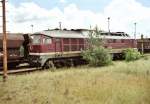 EKO 42(142 001) in Ziltendorf Werksbahnhof am 28.05.2006