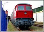 Die  Namenlose . Nur gut das an der Seite steht was man da gerade im Bild festhlt.:-)  242 001-6 Nordhafen von Stralsund. 