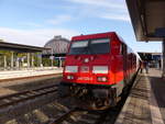 DB 245 026-0 mit dem IC 2151 aus Kassel-Wilhelmshöhe, am 09.10.2019 in Gera Hbf.